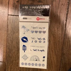 Custom metallic tattoos